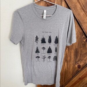 Bella Canvas Gray Tree Oils Graphic Tee